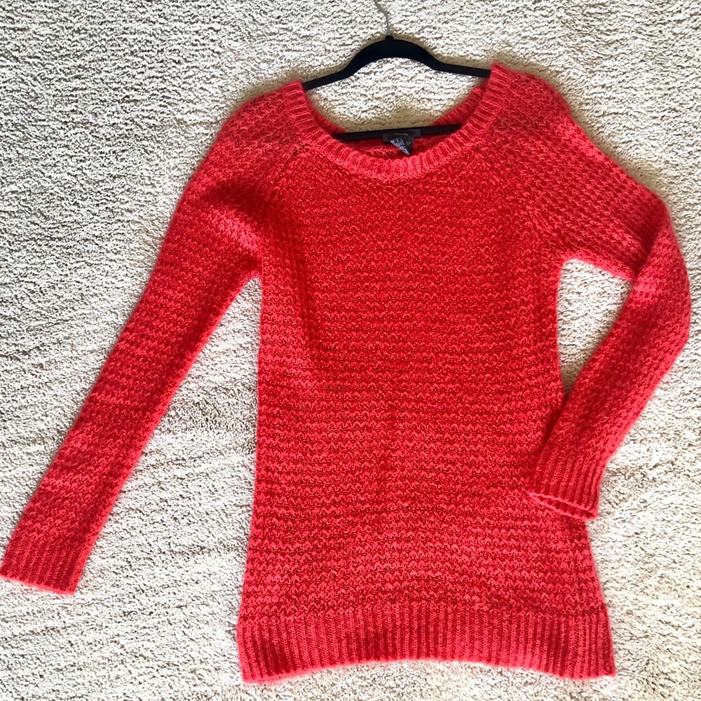 🌟2 for $10 / Red long sweater